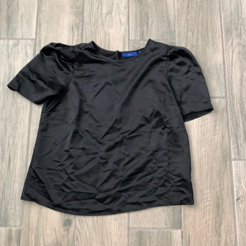 Apt 9 silky black blouse